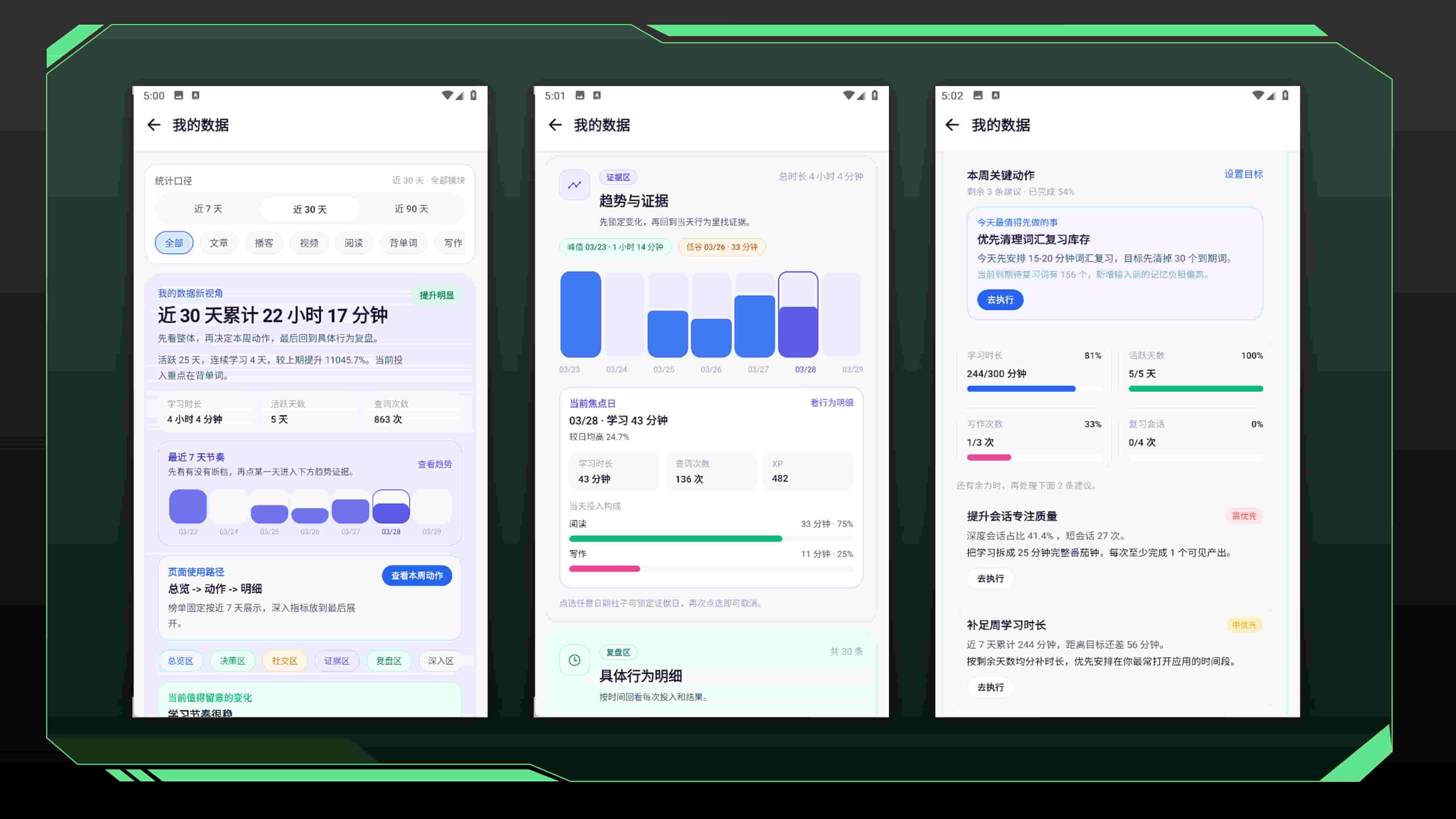 智能数据追踪真实界面截图