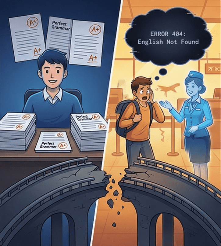 只学不用导致表达断层的真实场景图